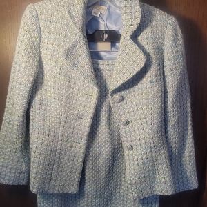 Chic Talbots blazer and skirt set size 4